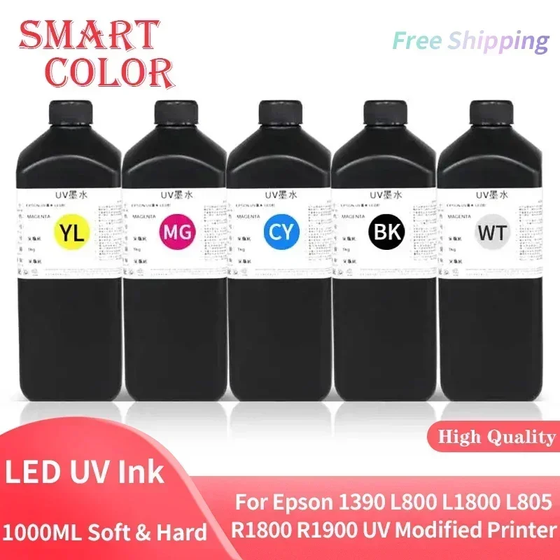 

For 10L white Led uv ink and 2L eco solvent with TX800 printhead