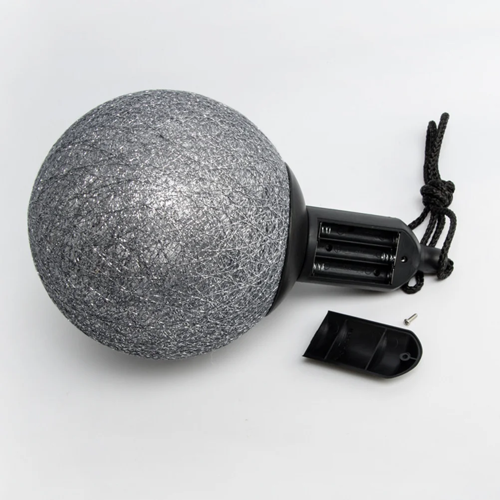 Led سلسلة الثريا رمادي القطن الكرة سحب الحبل ضوء لغرفة المعيشة غرفة نوم زينة عيد الميلاد ليلة مصباح إضاءة داخلية #1