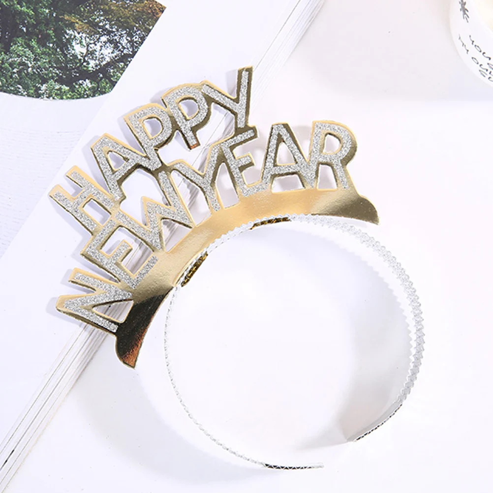 

6 Pcs New Year Headband Elegant Hair Hoops Fashion Accessories Girls Birthday Party Supplies Non Slip Braiding Tools