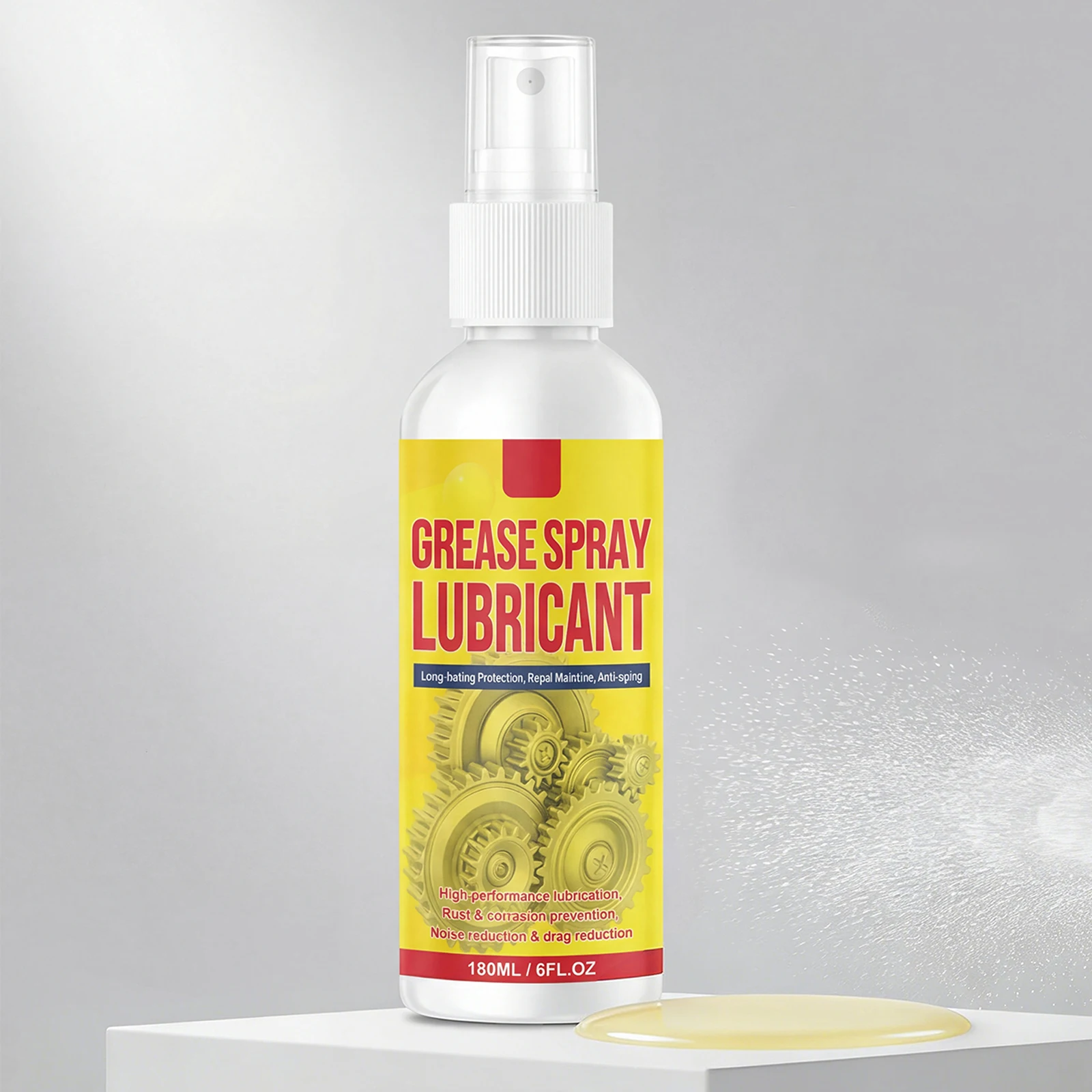 6.1oz Antirust Lubricant Multi-Purpose Anti-Rust Lubricant Spray & Rust Remover for Vehicles Tools Chains Bolts and Hinges