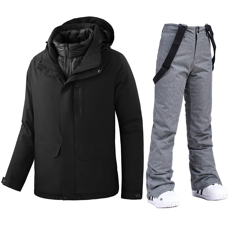 Doudoune thermique imperméable et pantalon 506 pour homme, combinaison de ski et de snowboard, haute qualité, hiver, nouveau, 2022