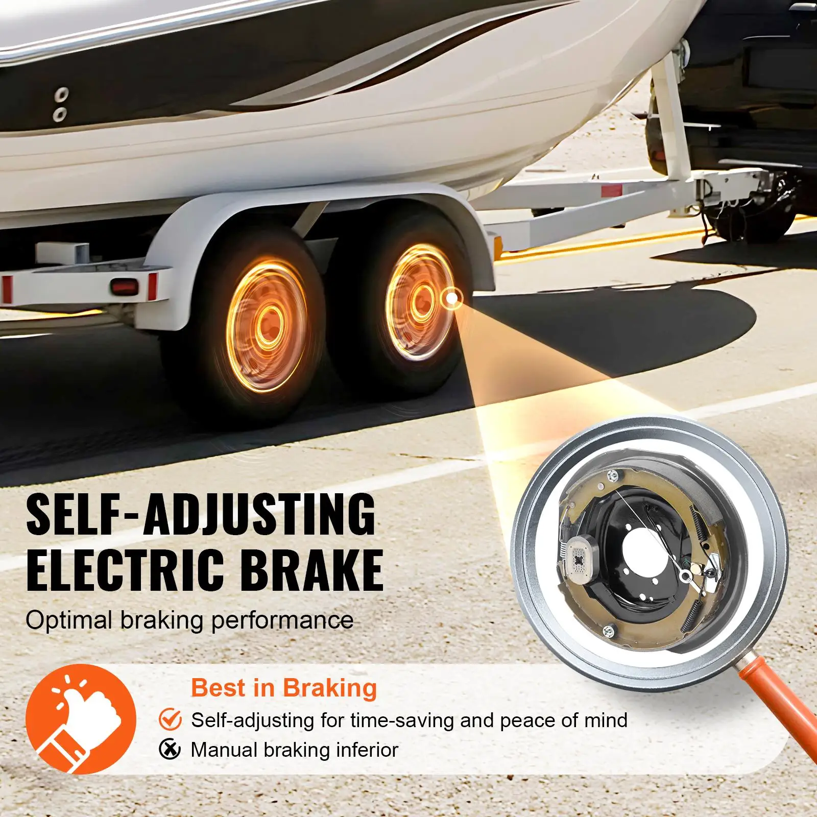 Electric Trailer Brake Assembly, 12