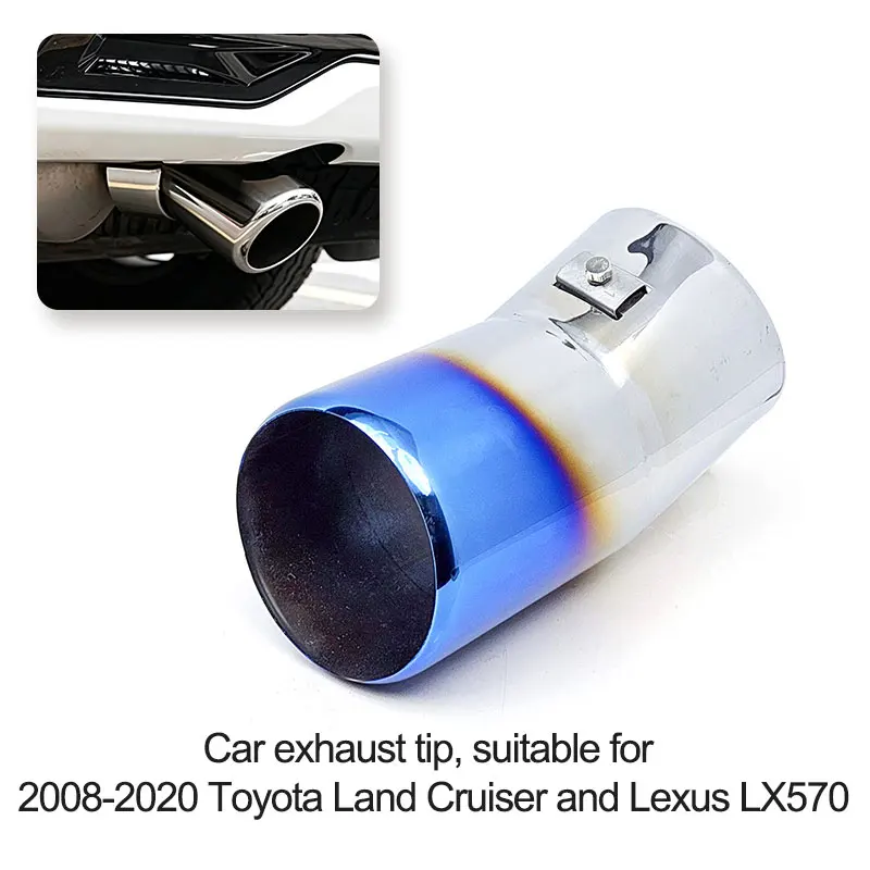 Exhaust Tip Car Rear Tail Pipe Fits 2008‑2020 Toyota Land Cruiser Lexus LX570 Auto Modification Accessory