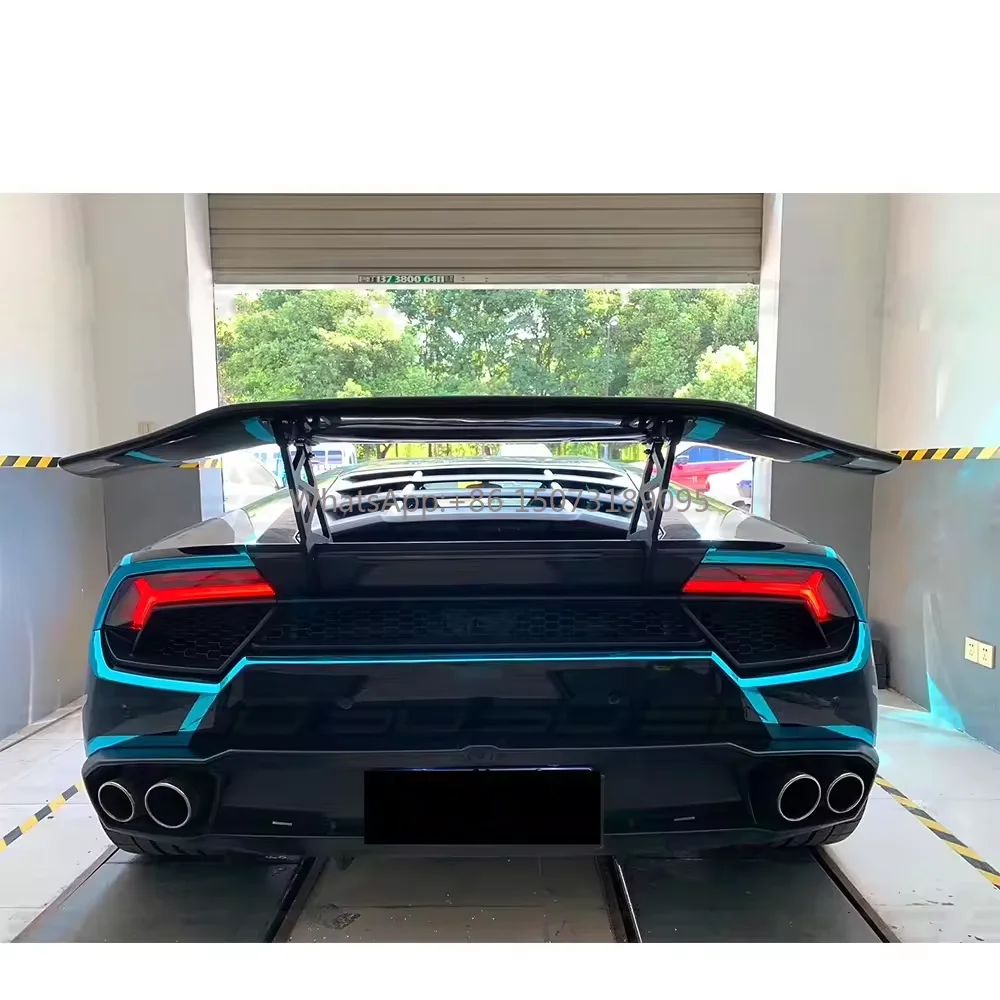 

Dry Carbon Fiber Rear Spoiler Rear Wing for Lamborghini LP580 LP610