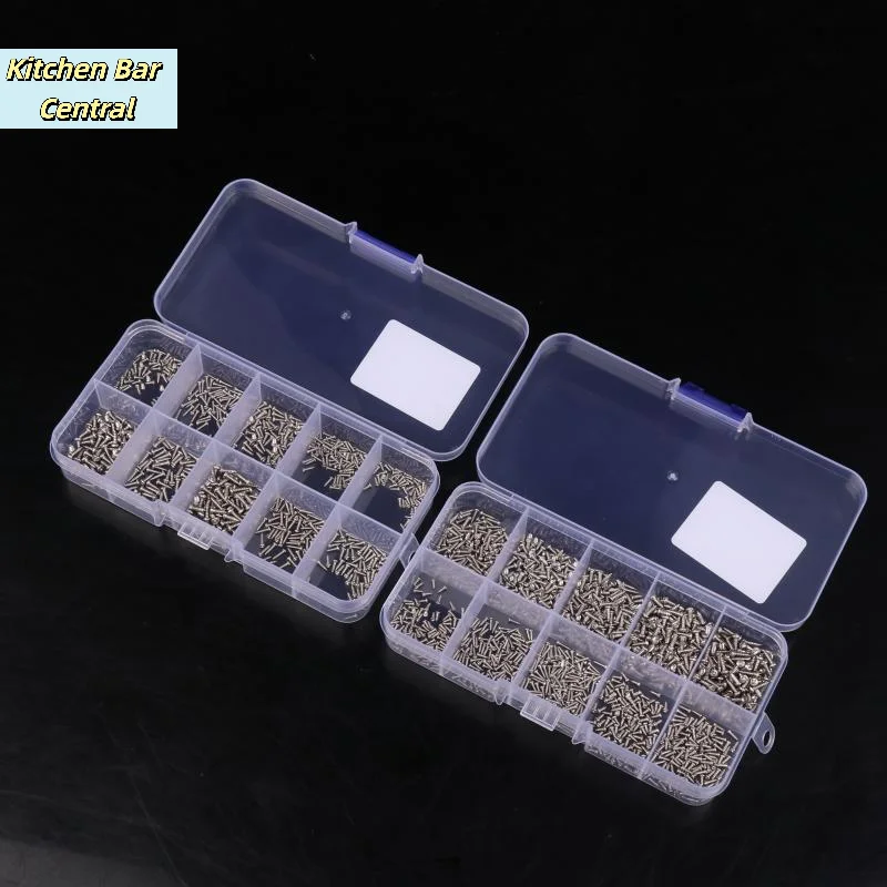 【600/1200PCS Mini Crosshead Metal Screws Classification Kit Miniature Self-tapping Screws DIY Accessories】