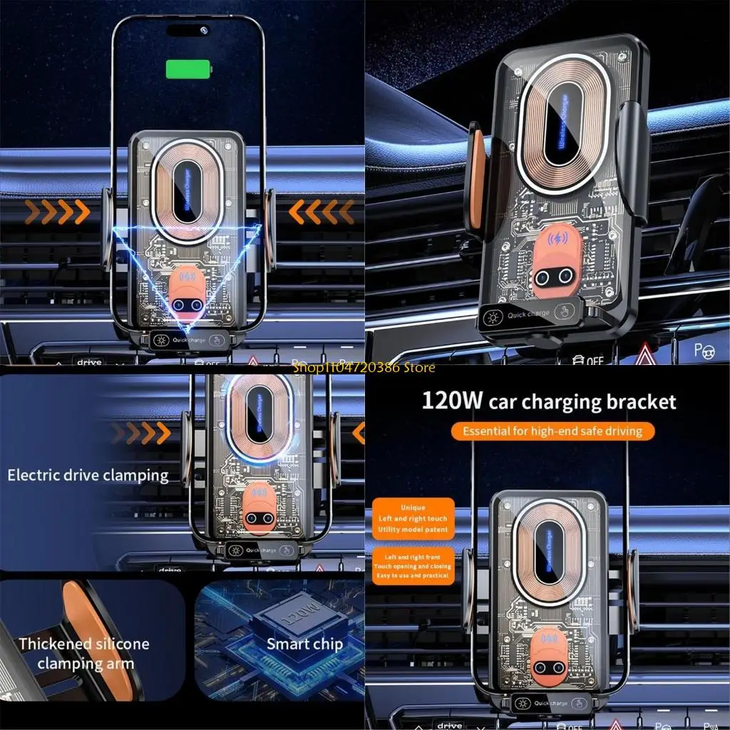 

K0EA 40W Беспроводная зарядка Быстрая автомобильная зарядка Держатель для телефона Вентиляционное отверстие Автомобильное для