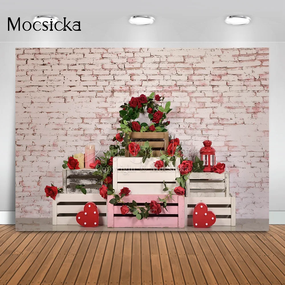MOCSICKA Flowers Wedding Party Theme Photography Background Floral Children Birthday Cake Table Photocall Backdrops Props CUSTOM