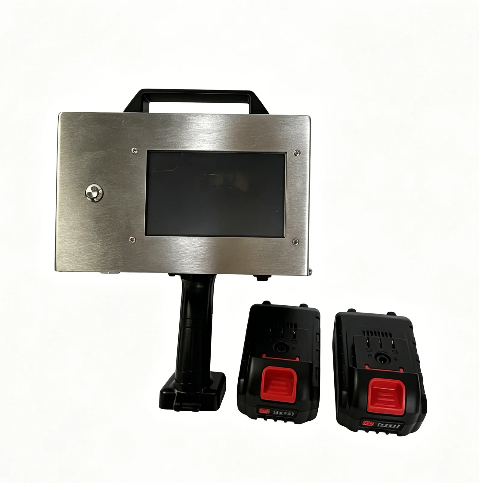 Laser CNC Touch Screen Control Portable Handheld Lithium Battery Portable Metal Electric Dot Peen Marking Machine With 2 battery