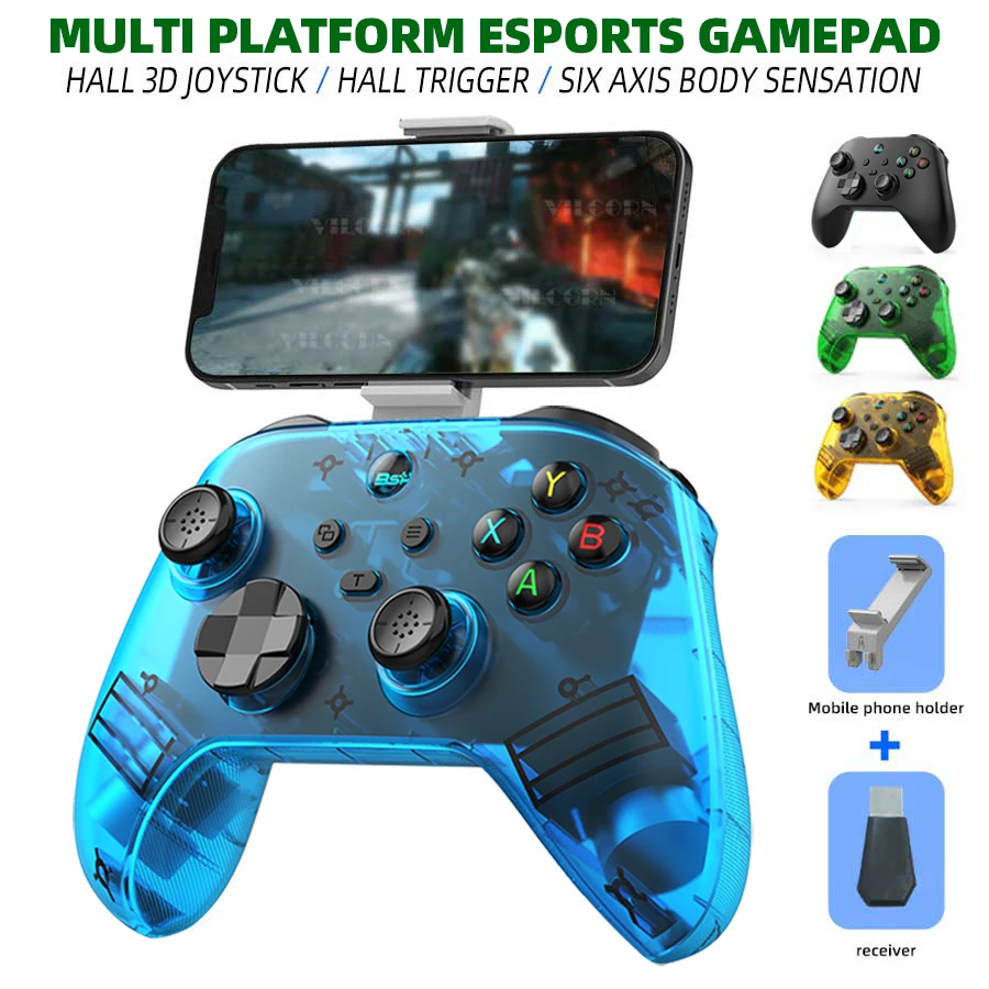 Controller di gioco mobile per gamepad per telefono Android ios con supporto joystick ad effetto Hall XGP, PC e gioco Steam