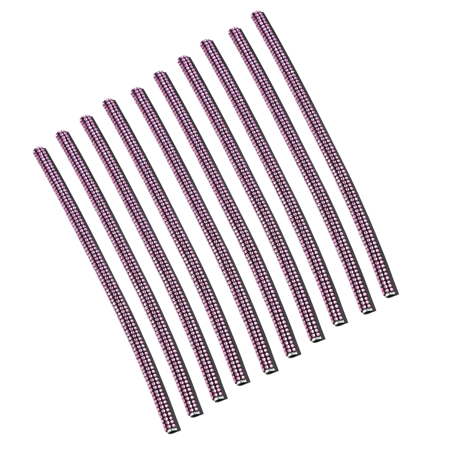 Car Air Vent Decorative Strips 10pcs Soft PVC for Inline Air Vents Easy InstFor Allation and Enhanced Appearance