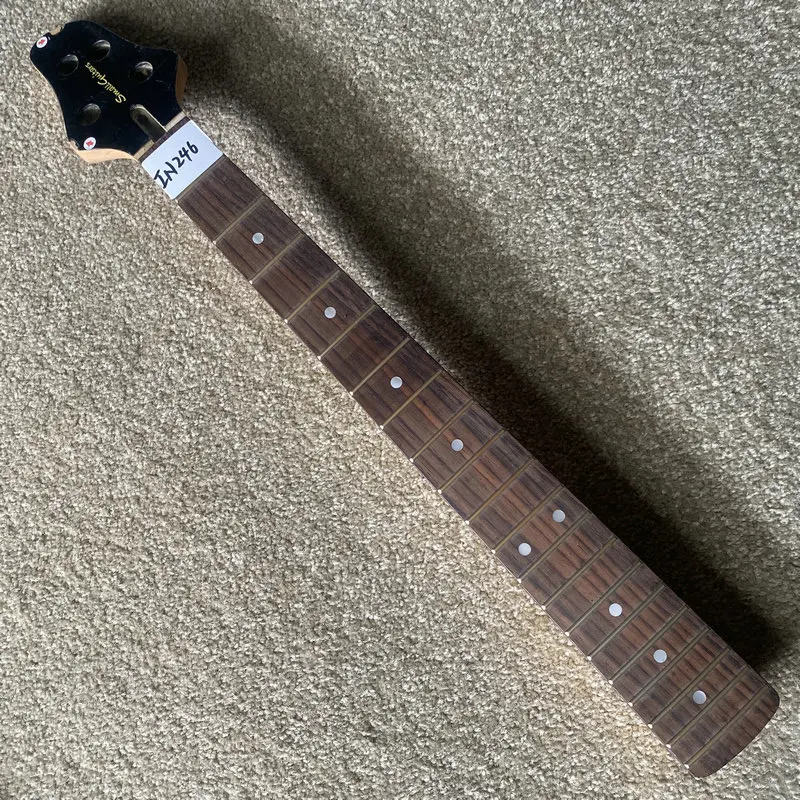 

IN246 20 Frets 628mm Scales Length Bass Neck 4 Strings Maple+Rosewood SmallGuitar Brand Genuine Stock Items with Damages diy