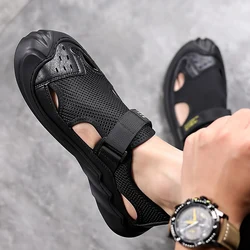 Genuine leather breathable men's sandalssandalsSummer New Large Size Men's Sandals Men Sandals Fashion Sandals Big Size 38-46