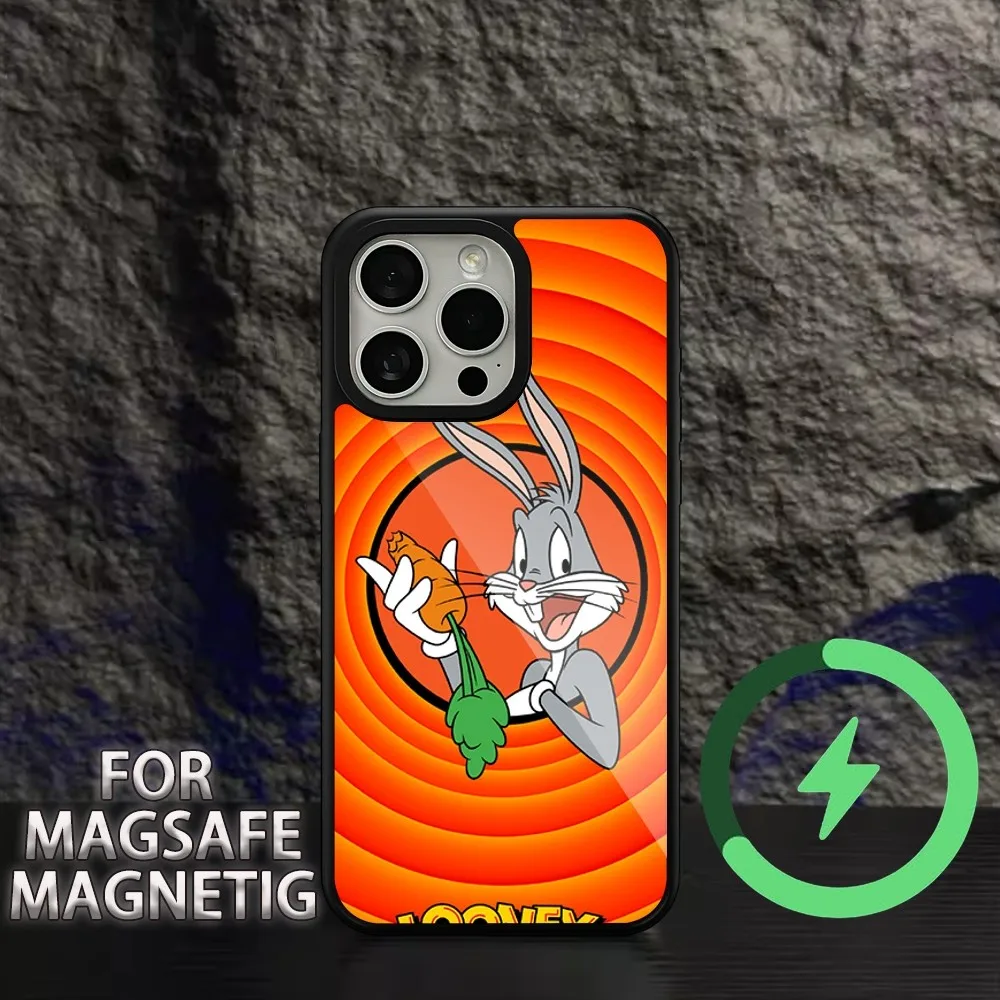 Beast Kingdom B-Bugs Bunny  Phone Case For iPhone 15 14 13 12 11 Pro Max Plus Magsafe Magnetic Wireless Charging Cover