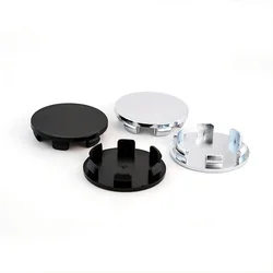 4pcs ABS OD 51MM Clips 46MM Blank Car Wheel Center Caps Wheels Hub Cap No Emblem Badge Rim Hubcaps Cover Replace Car Accessories