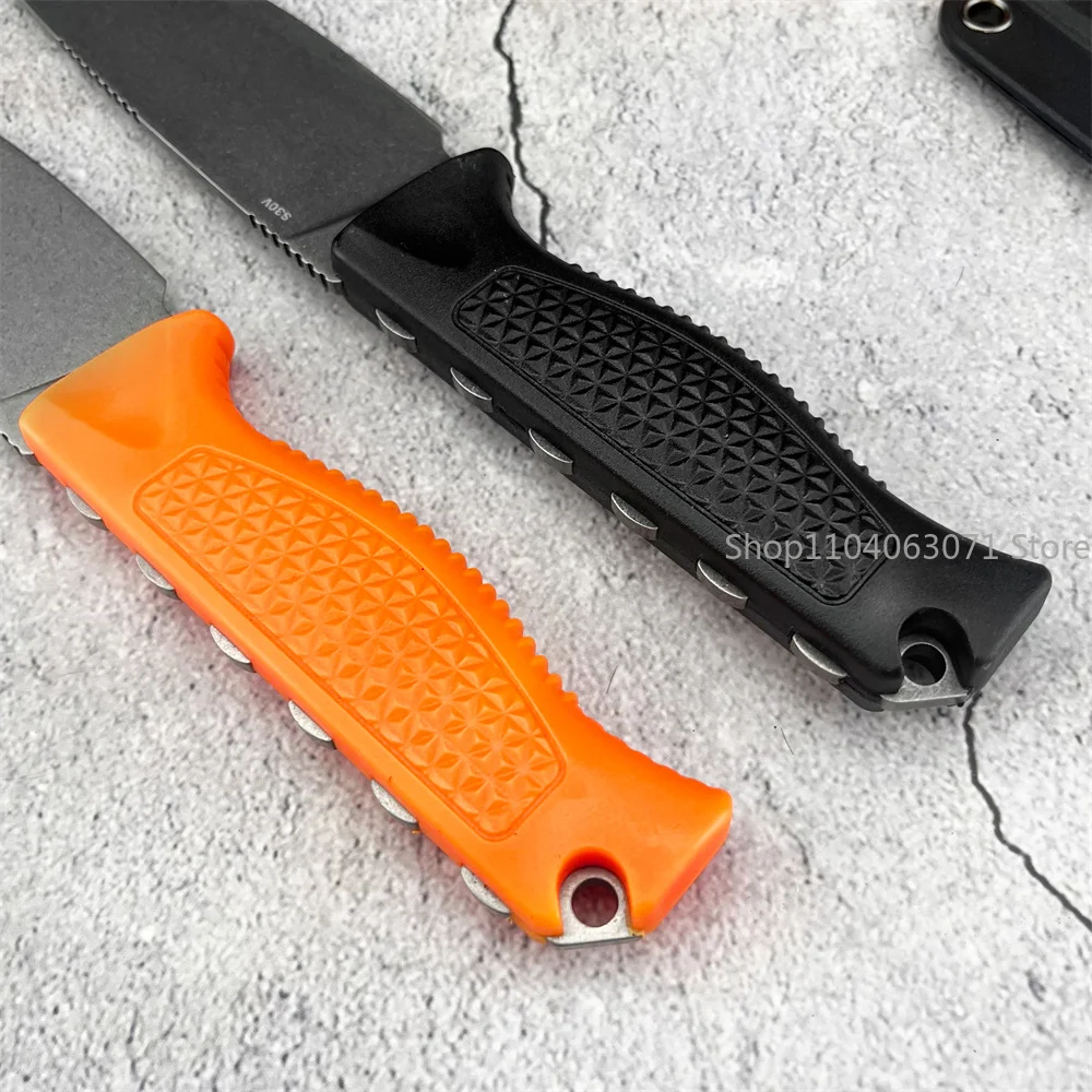 Drop Head Fixed Blade Knife CPM-S30V Steel Santoprene Handle Non-Slip Durable Outdoor Essential Multi-Tool view 3