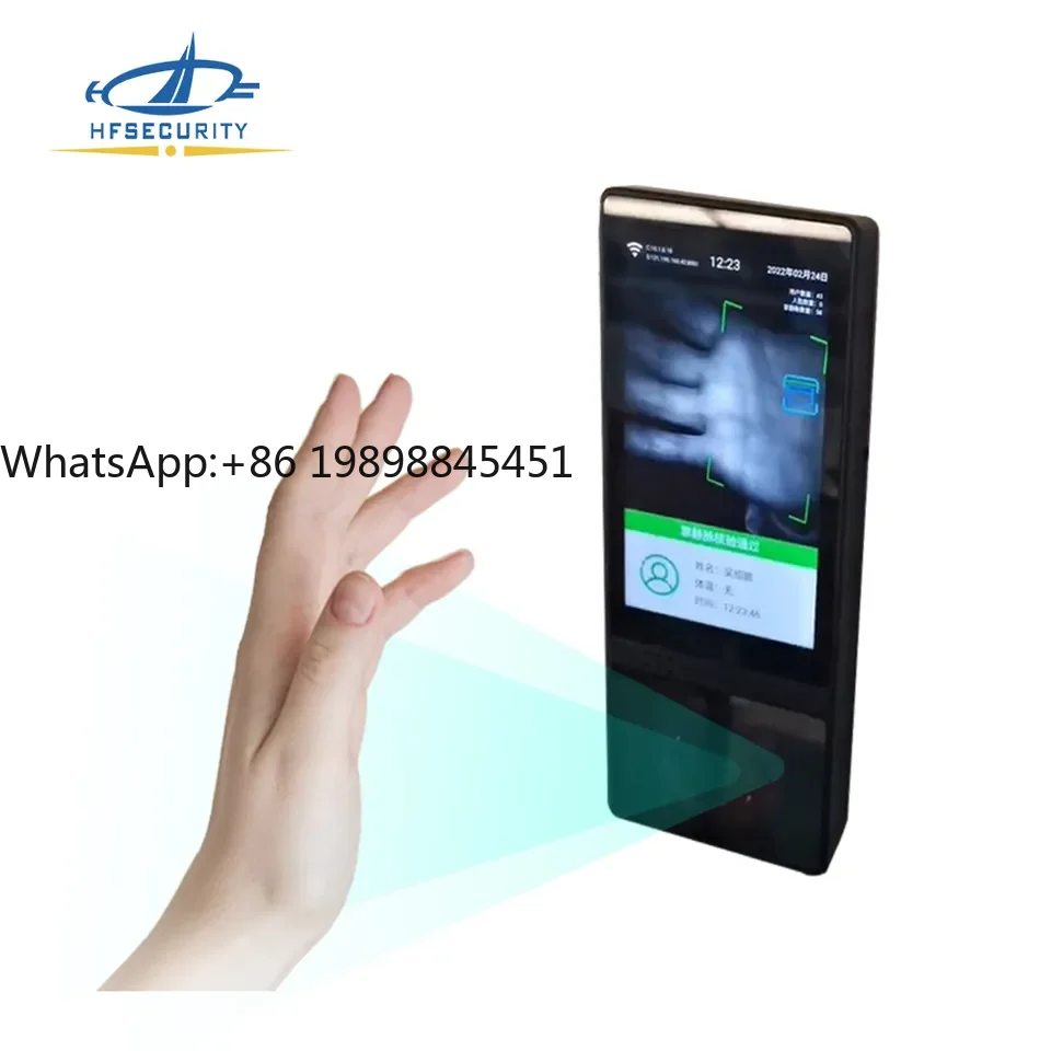 

VP05 Android Palm Vein Biometric Palm Finger Reader Face Recognition Contactless Palm Vein Recognition