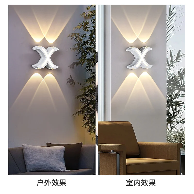 Outdoor wall lamp waterproof courtyard terrace balcony lamp garden corridor corridor outdoor wall villa column wall lamp