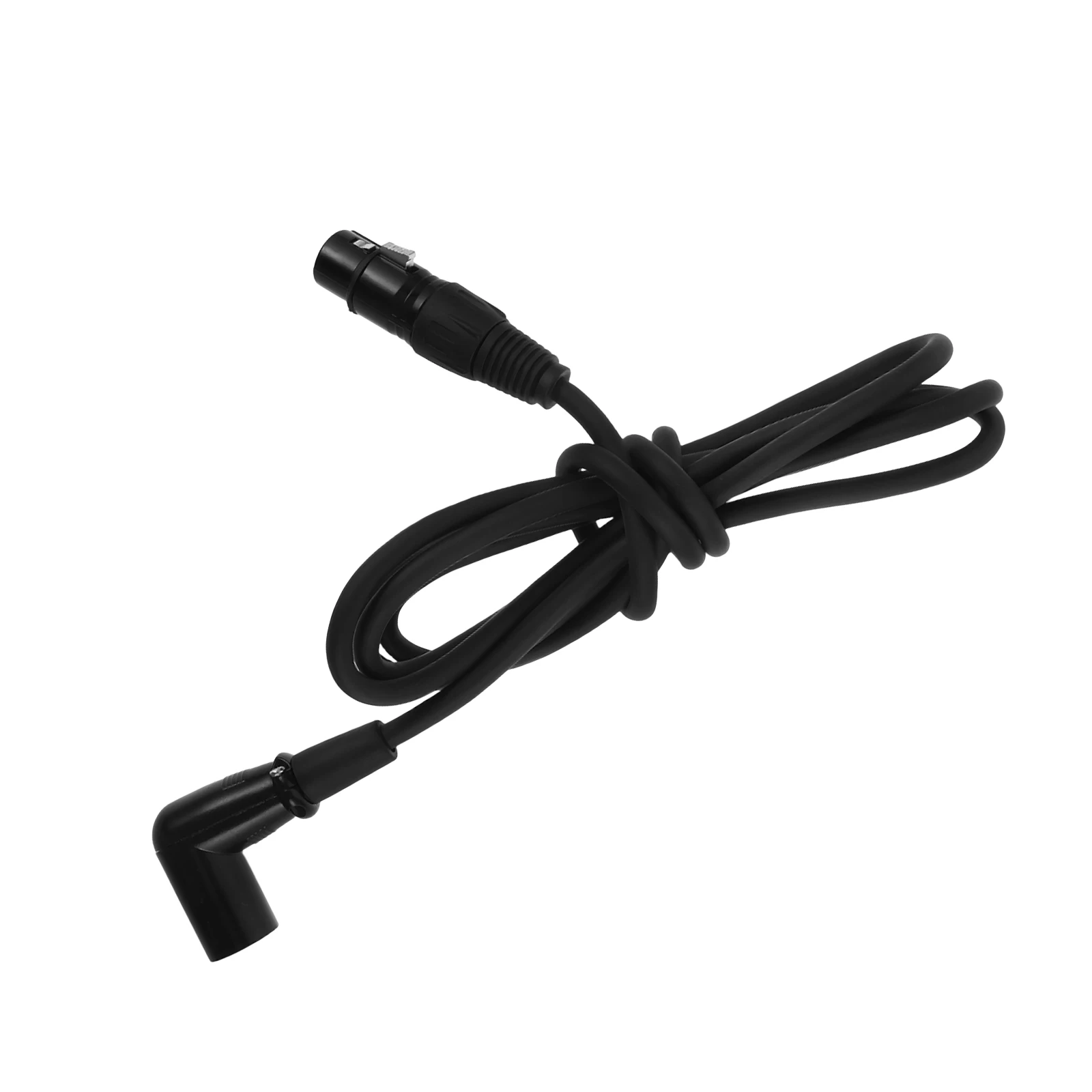 

Mic Cable Black Dual Shielding XLR Male to Balanced Xlr Cable Female 90 Degree Balanced Audio Visual Equipment