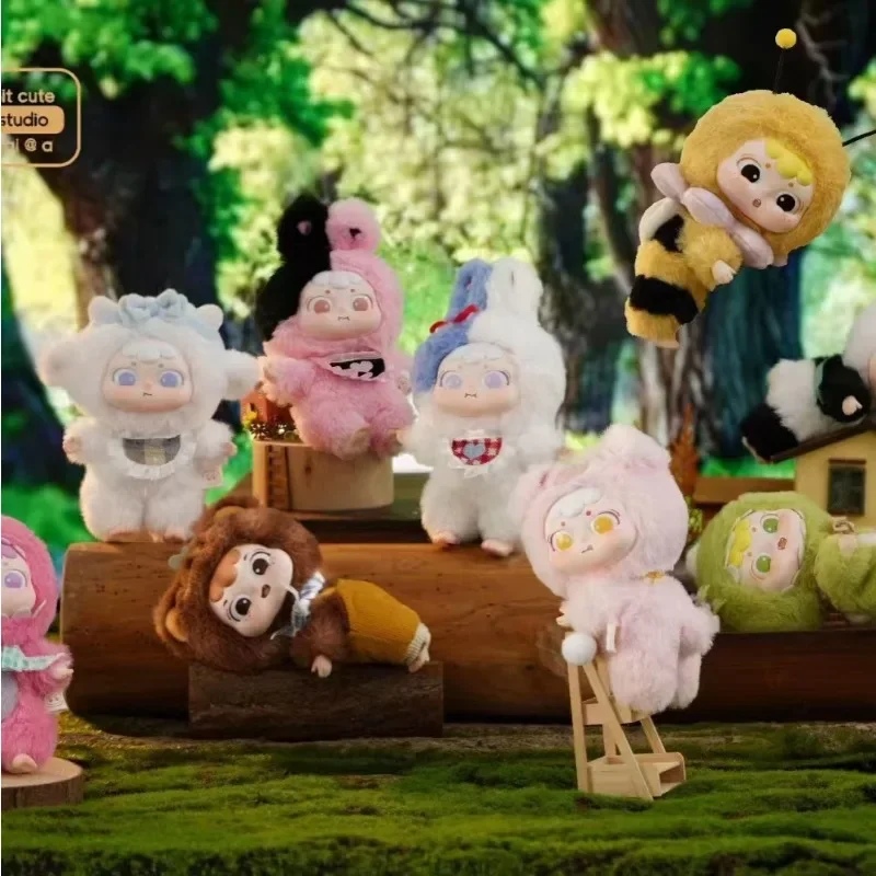 A Dai Animal Party Series Blind Box Cute Doll Tide Play Ornamento Borsa Ciondolo Action Figure Scatola misteriosa Compleanno Giocattoli a sorpresa