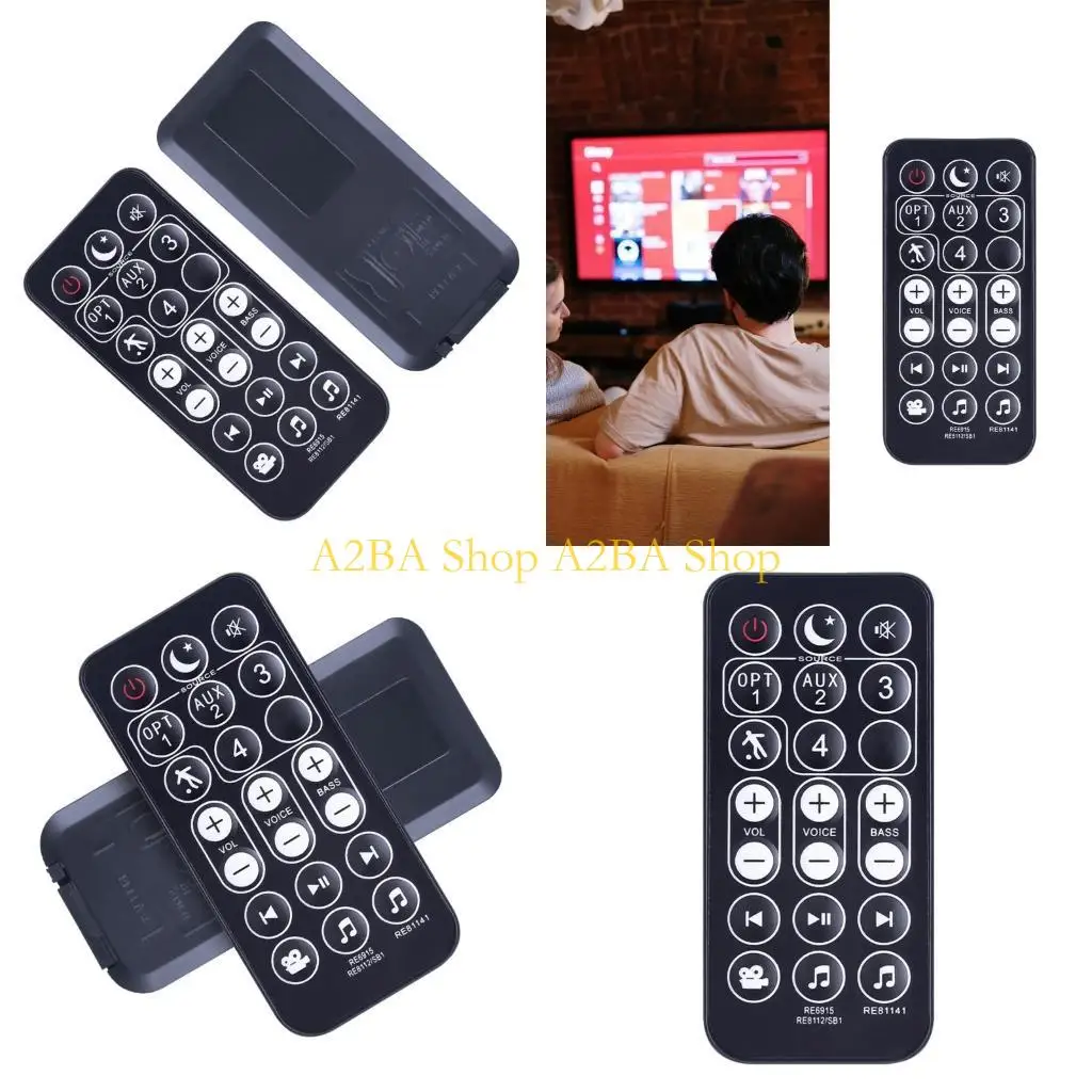 A2BA actualizado control remoto reemplazo RE69151 Barra comando Sistema altavoces altavoces Remoto para Polk Audios