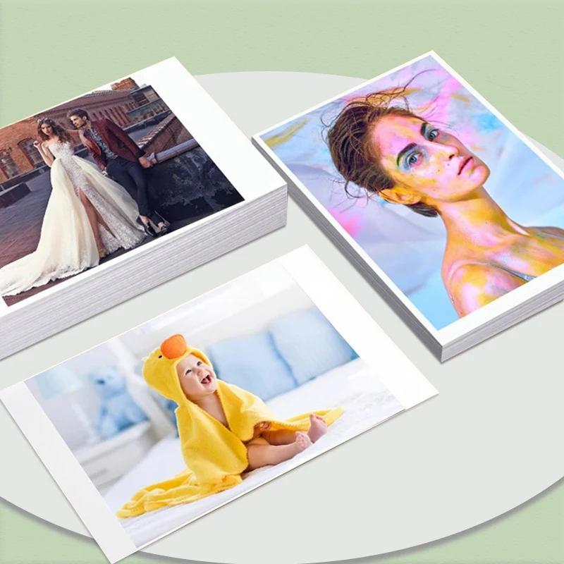 3R 4R 5R A5 Multi Specification High Gloss Photo Paper Photo Printing Paper Inkjet Printer 180G Glossy Single-Sided Photo Paper