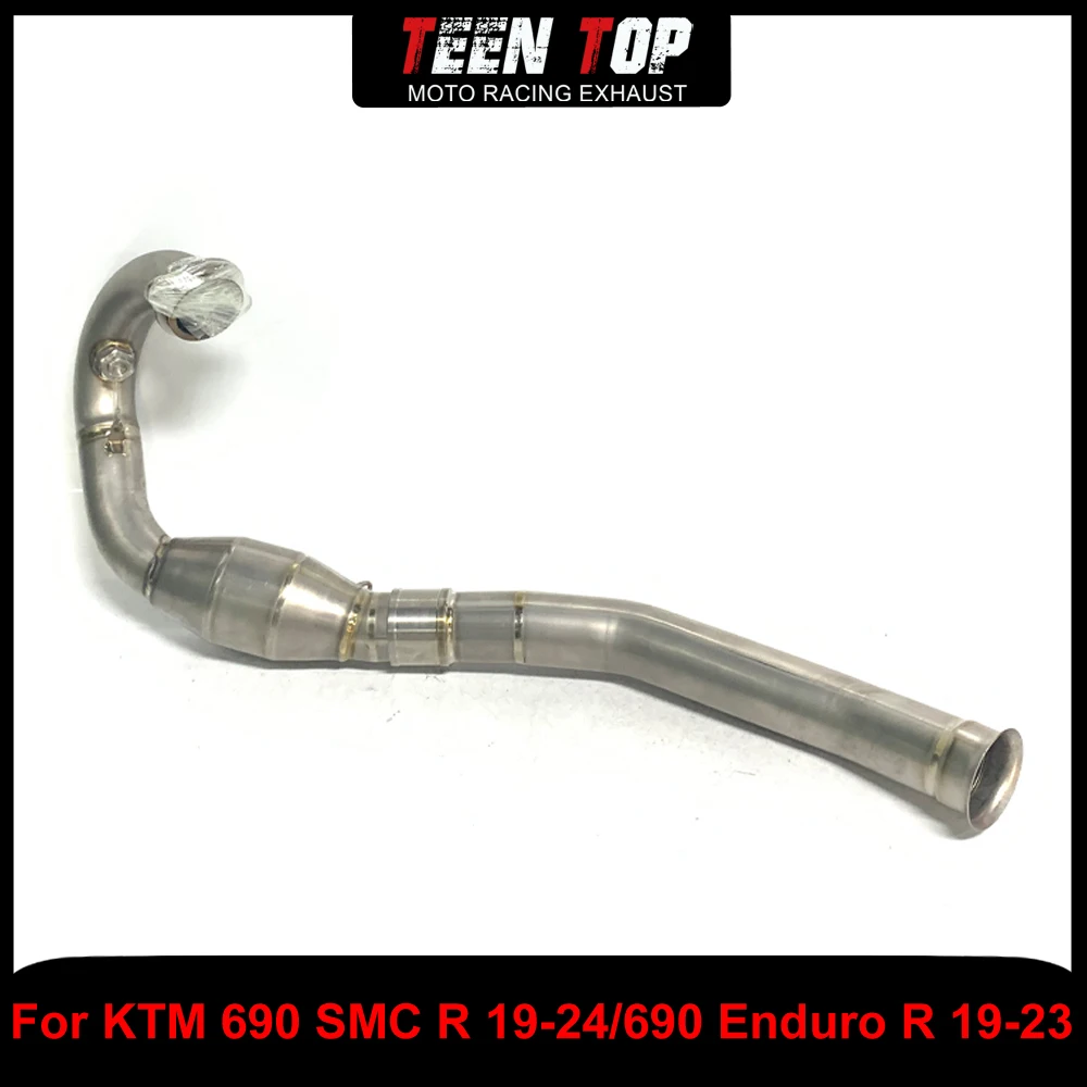 

For KTM 690 SMC R/690 Enduro R Exhaust Header Front Link Pipe Offroad Bike Connect to Original Exhaust Elbow 690 SMC R 2019-2024