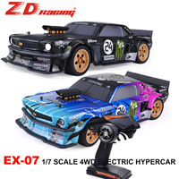 ZD Racing EX07 1/7 SCALE 4WD RC High-speed Professional Flat Sports Car Electric Remote Control Model Adult Children Kids Toys