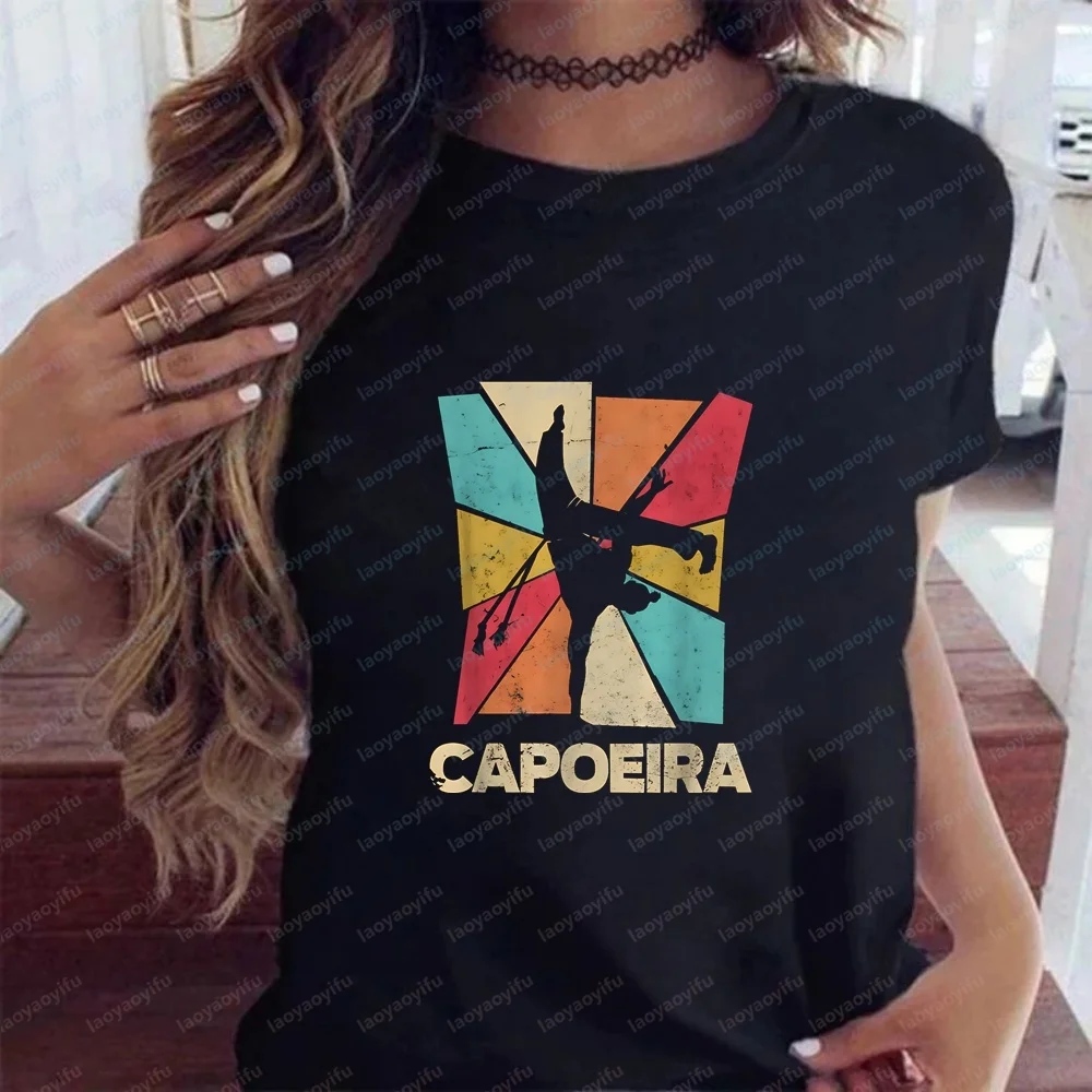 Capoeira - Unique Casual Fashionable Fun Crazy Trend Versatile Short-sleeved Men's and Women's Universal Round-neck T-shirt