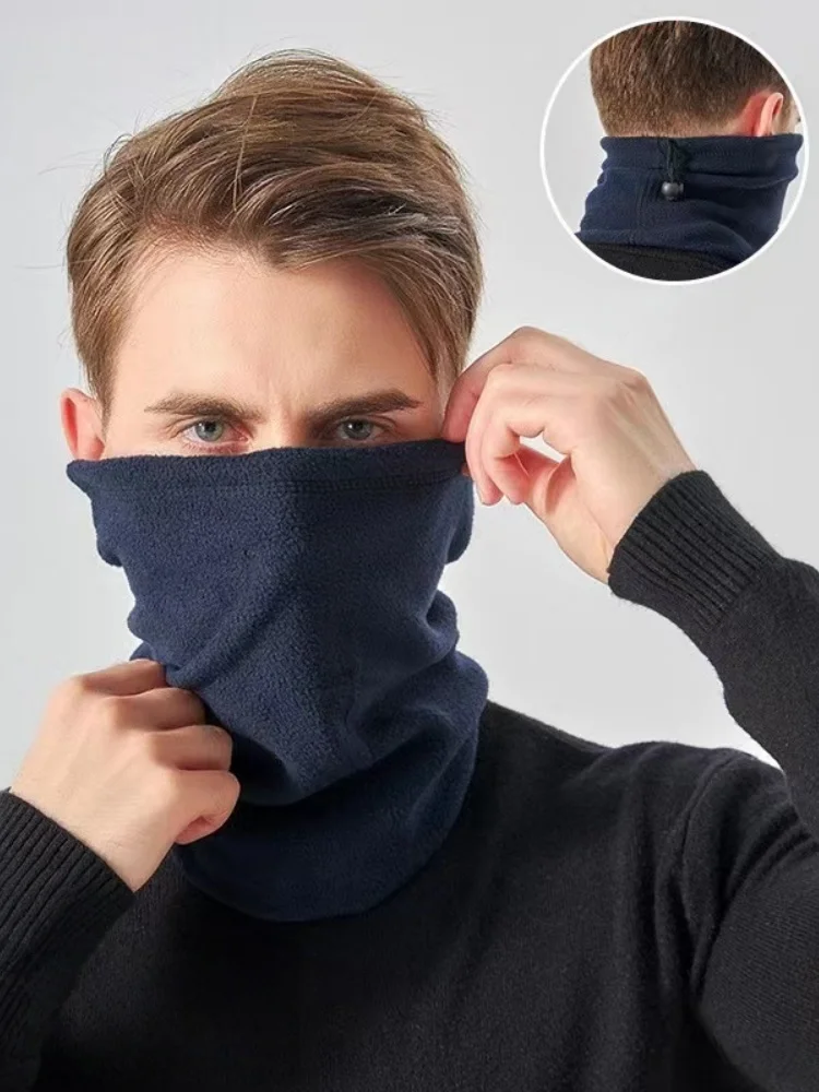 AliExpress NONE Winter Motorcycle Warm Mask for Men Women Fleece Neck Outdoor Warmer Windproof Scarf Camping Hiking Balaclava Cycling Face Mask