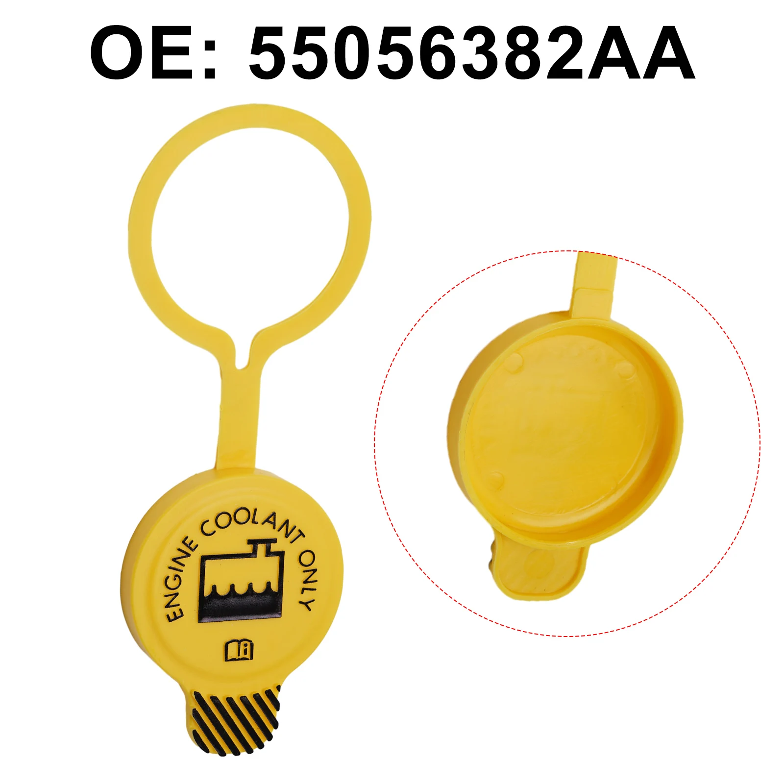 Крышка резервуара охлаждающей жидкости 55056382AA Крышка резервуара охлаждающей жидкости Новая для грузовика Ram для Jeep ForCherokee Крышка бака охлаждающей жидкости