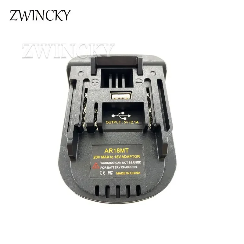 Zwincky AR18MT Batterij Adapter Voor Ridgid/Aeg 18V Lithium Batterij Converteren Naar Voor Makita 18V Li-Ion Batterij gereedschap BL1830 BL1840