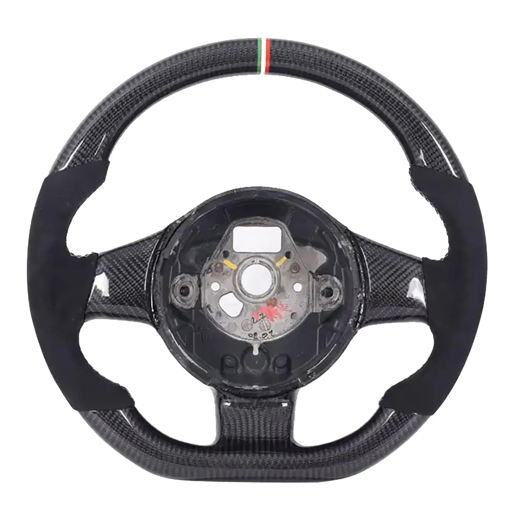 

For Lamborghini Gallardo Aventador LP700 Aventador LP700 custom Led carbon fiber half punch leather steering wheel