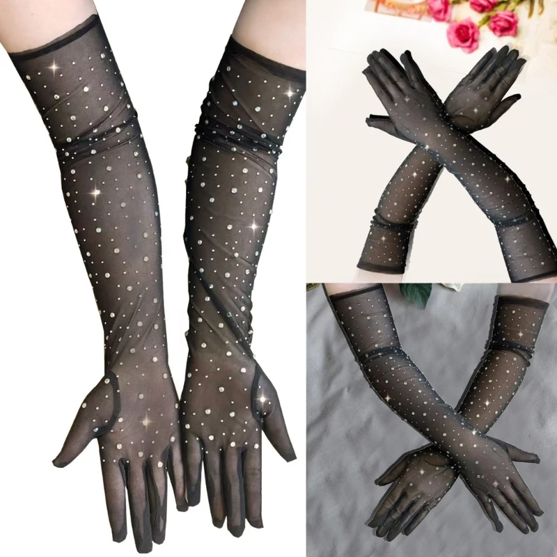

Transparent Arm Sleeves Add a Touch to Outfit Household Supply