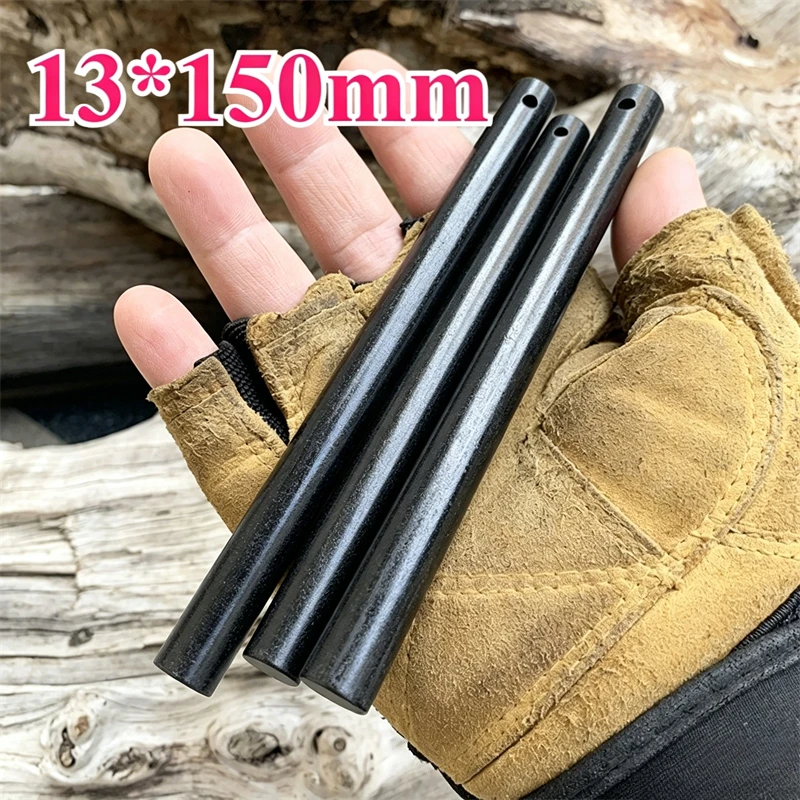 2PC 150mmMagnesium Flint Fire Starter Rod, Camping Fire Making Gear, Emergency Wilderness Survival EDC Tool for Field Activities