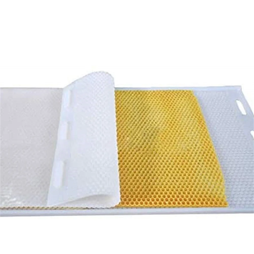 لتقوم بها بنفسك العسل شمع النحل آلة سيليكون الأساس شمع العسل ورقة قالب مرنة شمع العسل الأساس الصحافة قالب شمعة النحل #2