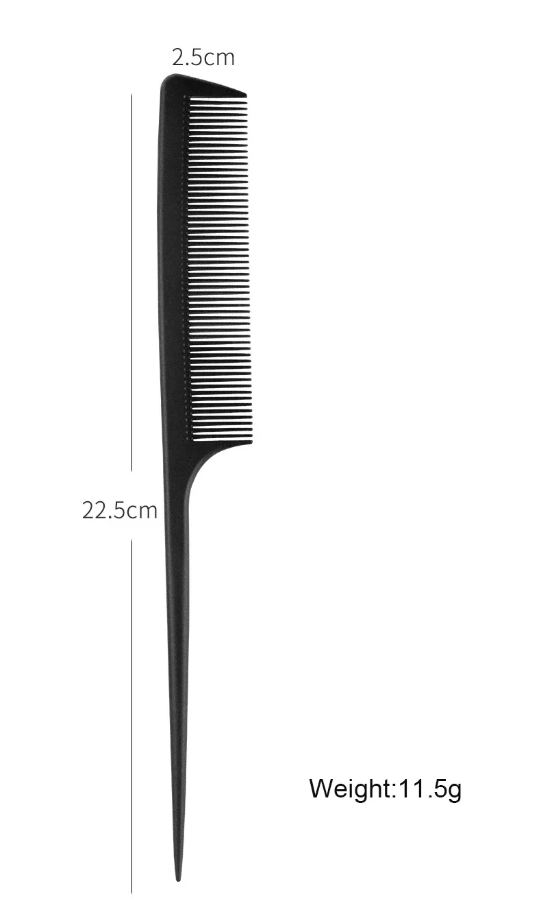 Household Professional Anti-estático Escova De Cabelo, Massagem Pente, Cabeleireiro, Ferramentas De Cabeleireiro, 3 Pcs por Conjunto