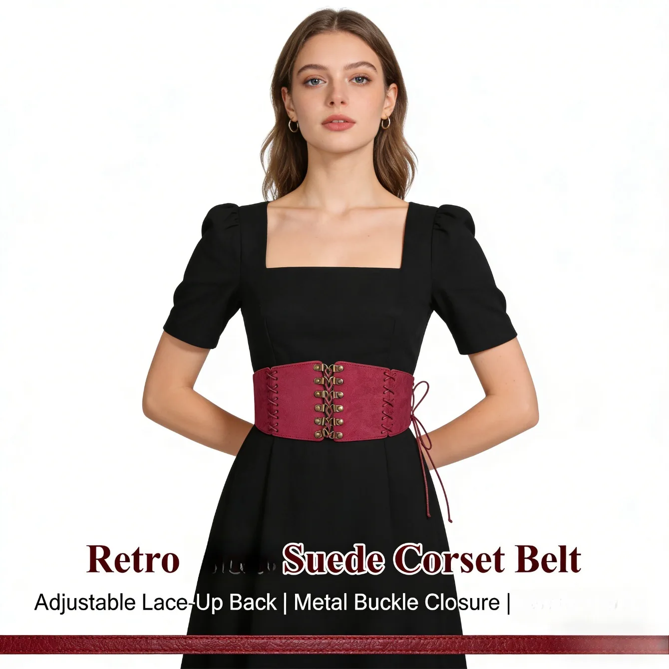 เข็มขัดอเนกประสงค์ สไตล์ใหม่สำหรับชุดเดรสสตรี เหมาะสำหรับการเดินทางในชีวิตประจำวัน งานปาร์ตี้ และการออกเดท