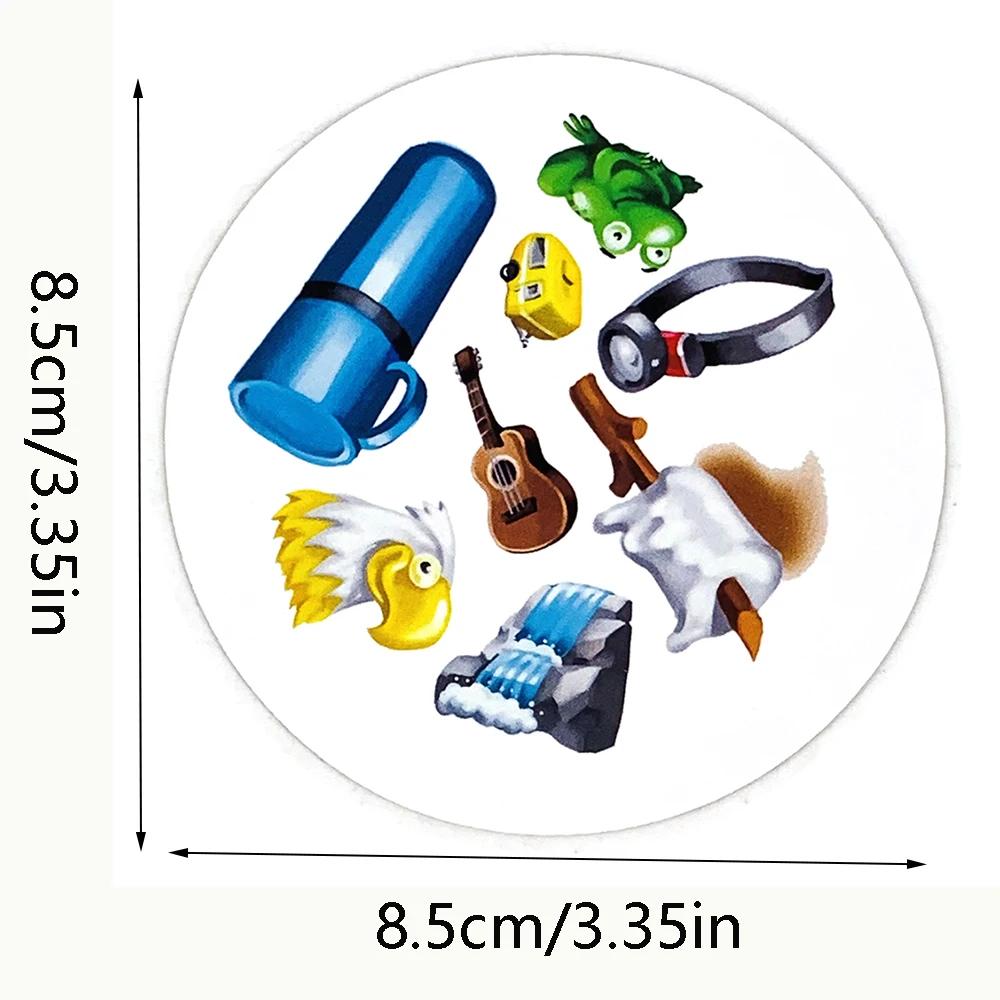 لعبة بطاقة صندوق معدني، لعبة ألغاز متعددة الحفلات، لعبة بطاقات متعددة اللاعبين للعائلة، لعبة تخييم، هدايا الهالوين وعيد الميلاد