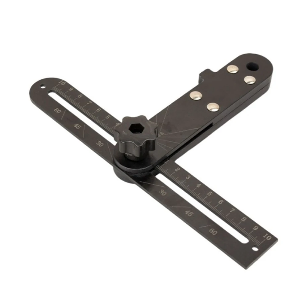 

Scribe Ruler Cm Movable Scribe Ruler Multi Function Angle Ruler Woodworking Angle Ruler Marking Tool Measurement