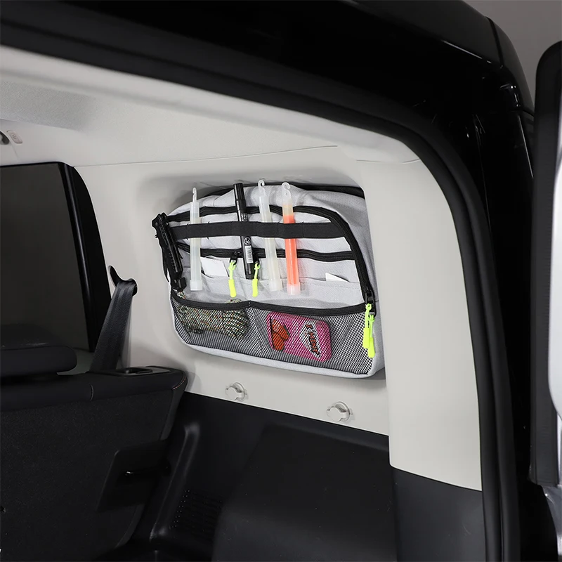 

Car Accessories For Chery Jaecoo 6 J6 ICAR 03 24-25 Oxford Cloth Black Car Trunk Window Package Bag Cargo Tools Tidying Package