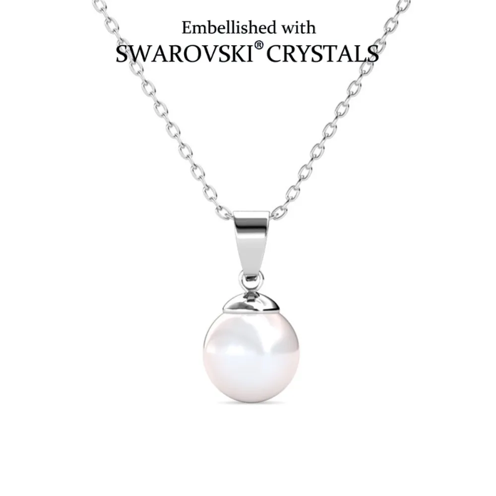 

Daisini из стерлингового серебра 925 пробы, элегантный женский подарок на день рождения, годовщину, инкрустированный кристаллом Сваровски, кулон, ожерелье, ювелирные изделия