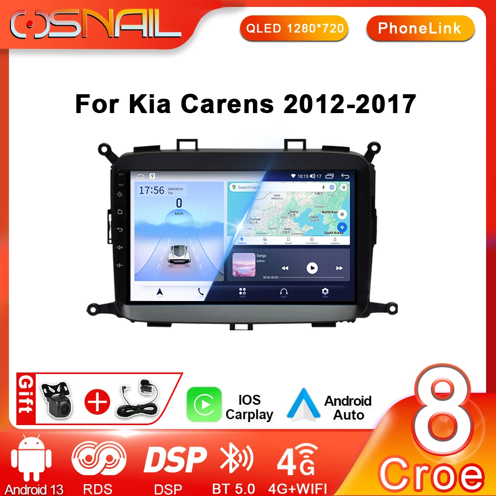 

2 din Android Car Radio For KIA Carens 2013 - 2018 Multimedia Video Player Bluetooth USB Auto CarpPlay Stereo GPS Navi Head Unit