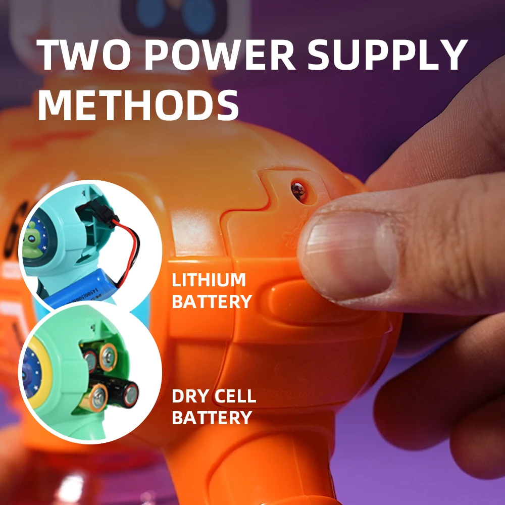 Jouet pistolet à bulles automatique, bulles abondantes – Parfait pour les jeux en plein air des enfants, les fêtes amusantes et les parents – Interaction enfant