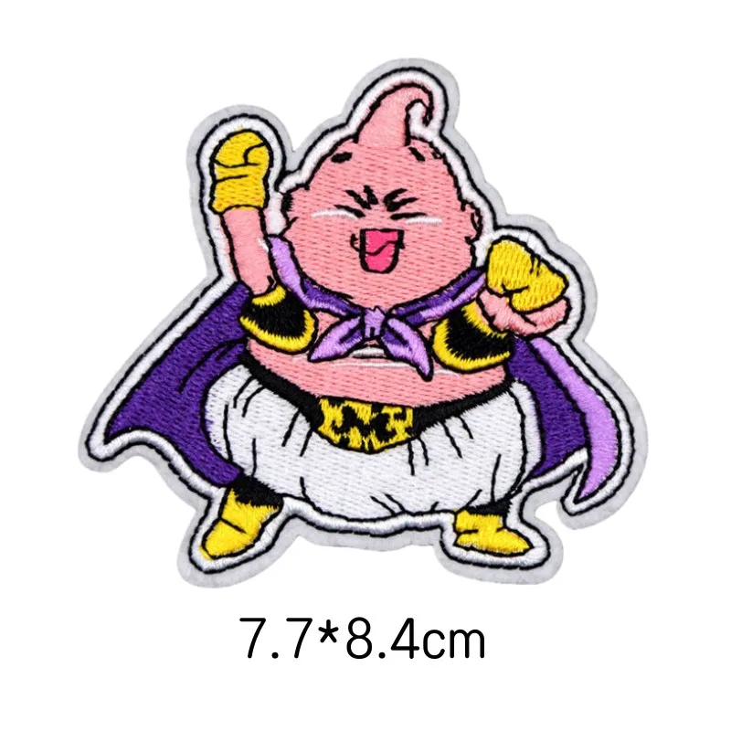 Classic Japanese anime characters One Piece Dragon Ball Patches for Clothing Cartoon Badges Embroidery Appliques Child Clothing