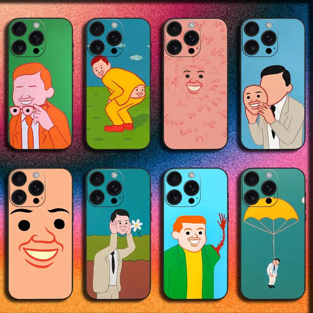 

Art Joan Cornella Funny Phone Case For iPhone 17,16,15,14,13,12,11,Pro,Max,Plus,E,SE4,Air,Mini Black Cover