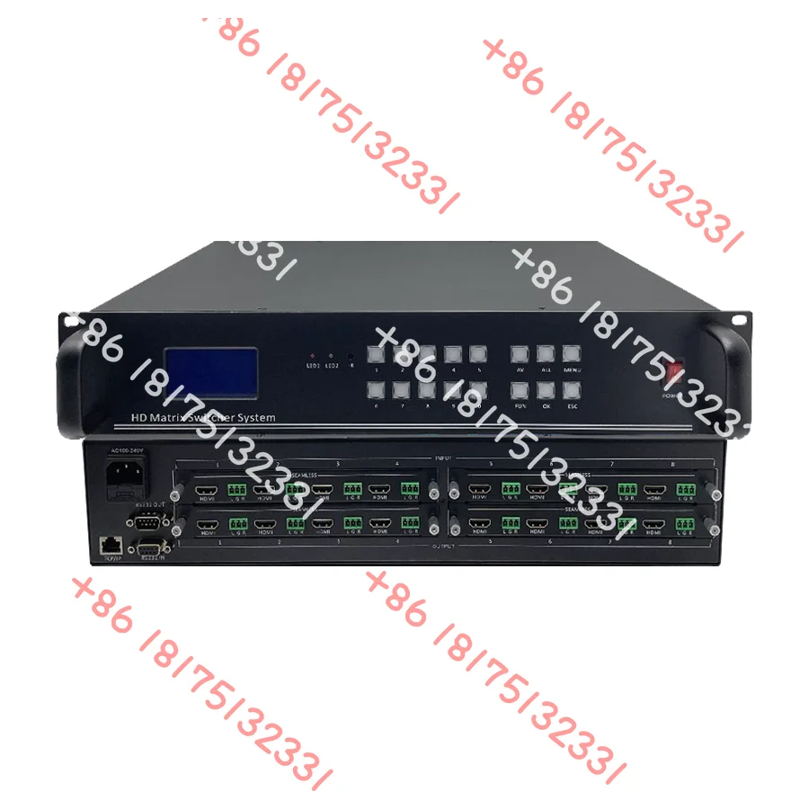 

8 in 8 Out Seamless Plug-in 4k Switcher Hdm I Video Matrix Switcher