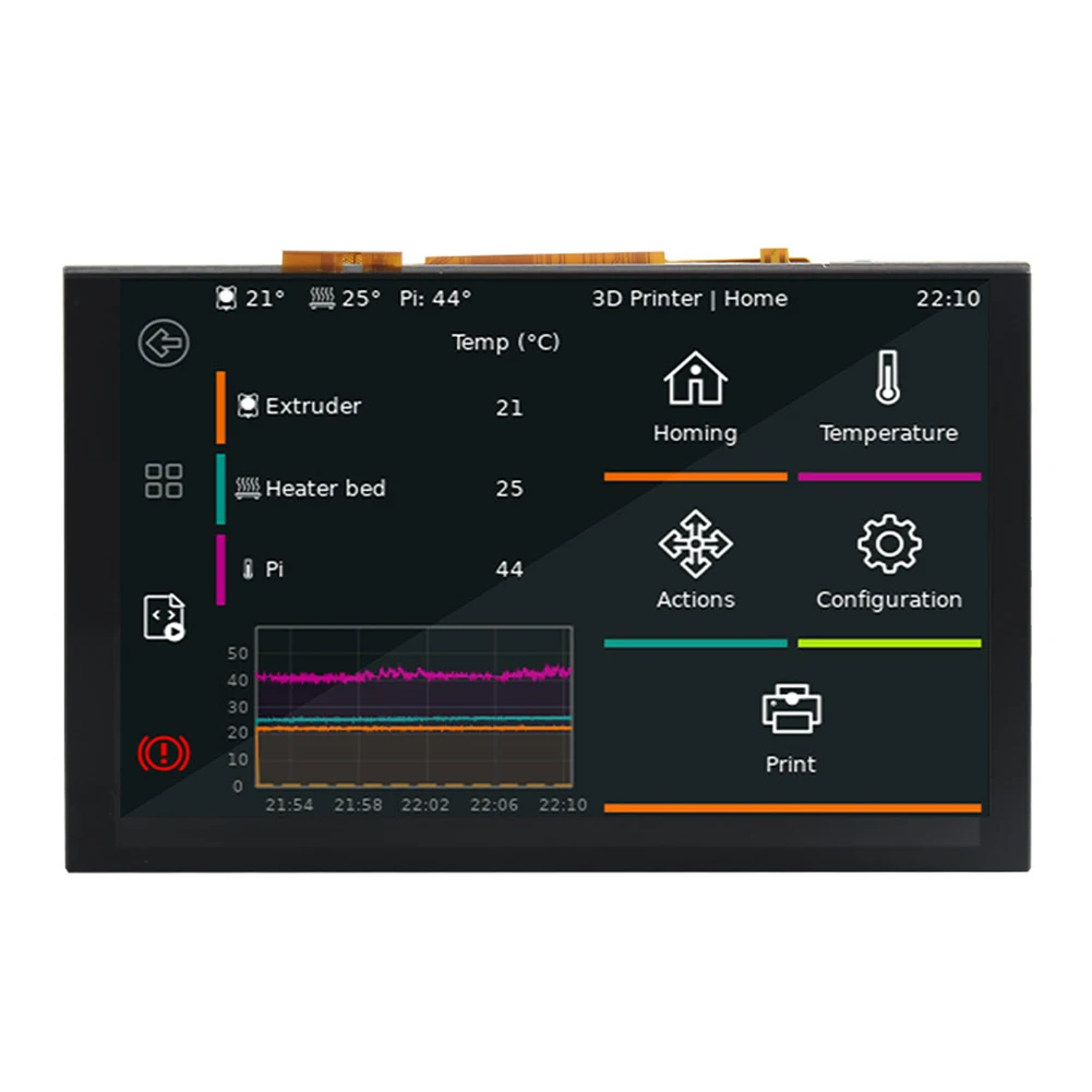 

5-дюймовый DSI-экран MIPI LCD V1.1, емкостный сенсорный дисплей, монитор, 800*480 пикселей, ЖК-сенсорный экран для Raspberry Pi