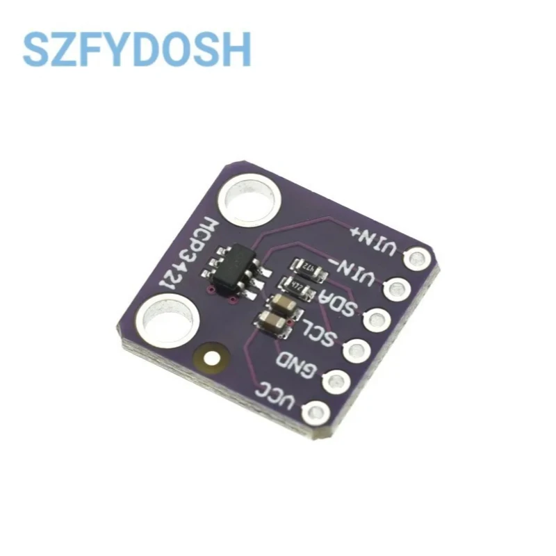 MCP3421 I2C SOT23-6 delta-sigma ADC Evaluation Module Board For PICkit Serial Analyzer Module