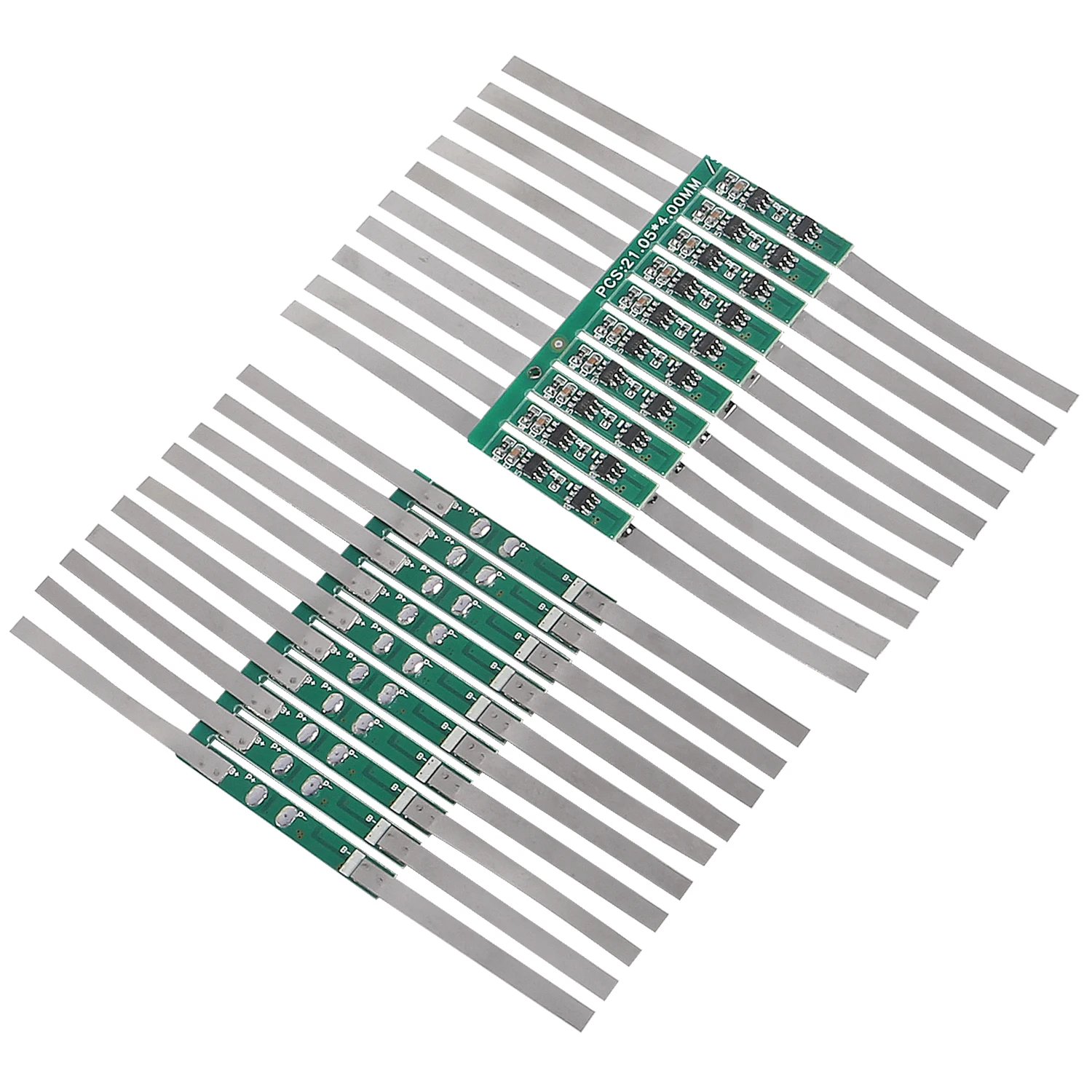 10PCS 1S 3.7V 3A li-ion BMS PCM battery protection board pcm with Belt for 18650 lithium ion li battery