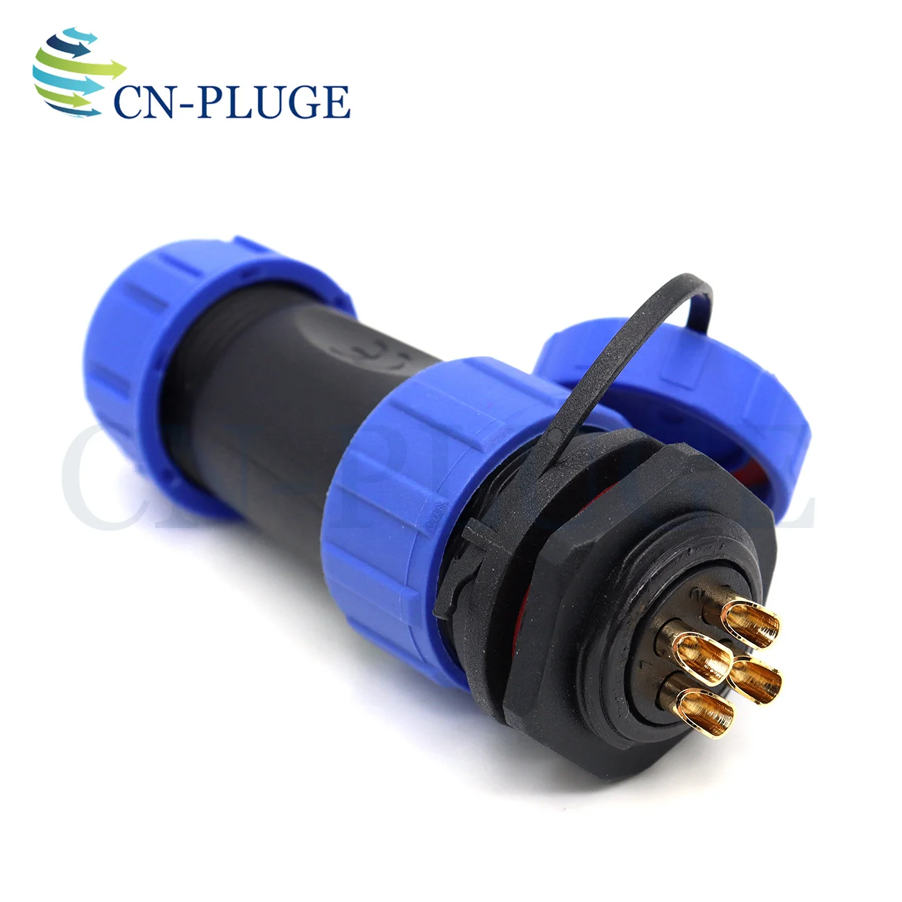 SP21 Waterproof IP68 Outdoor Industrial Connector 2 3 4 5 6 7 8 9 10 12 Pin 21mm Nut Panel Mount Male Plug Female Socket